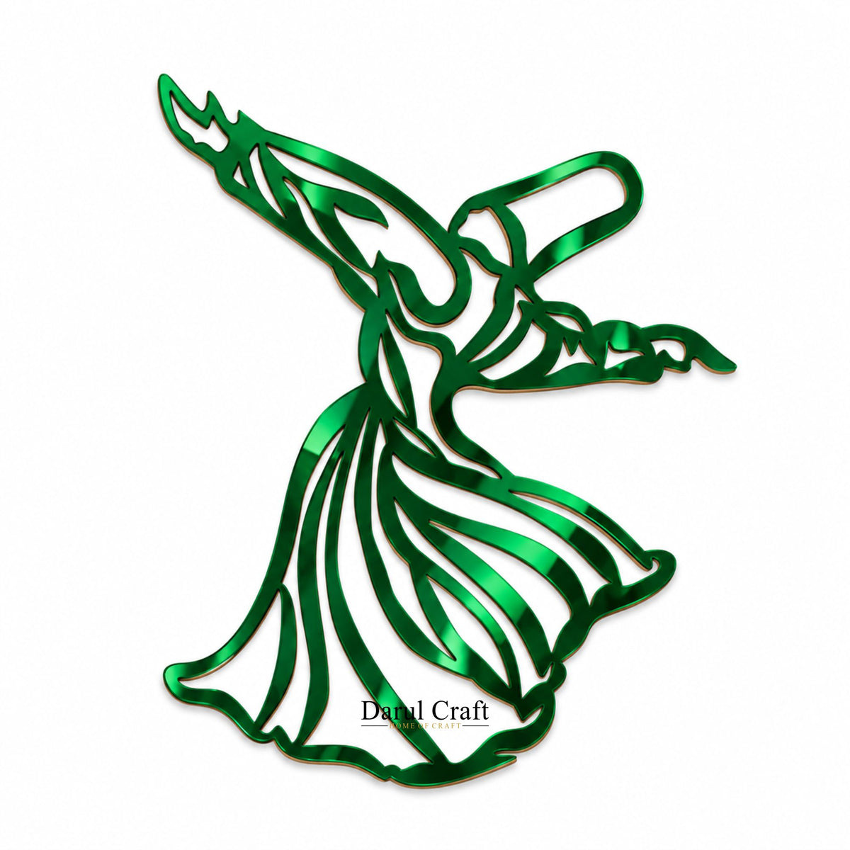 Whirling Dervish Islamic Calligraphy Wall Art