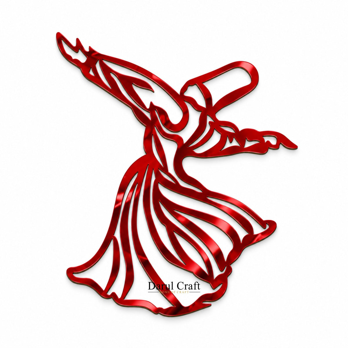 Whirling Dervish Islamic Calligraphy Wall Art
